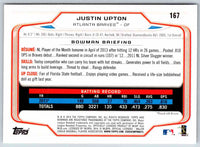 2014 Bowman Justin Upton #167