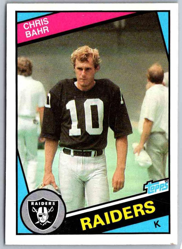 1985 Topps Chris Bahr #102