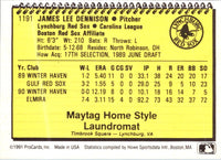 1991 ProCards Jim Dennison #1191