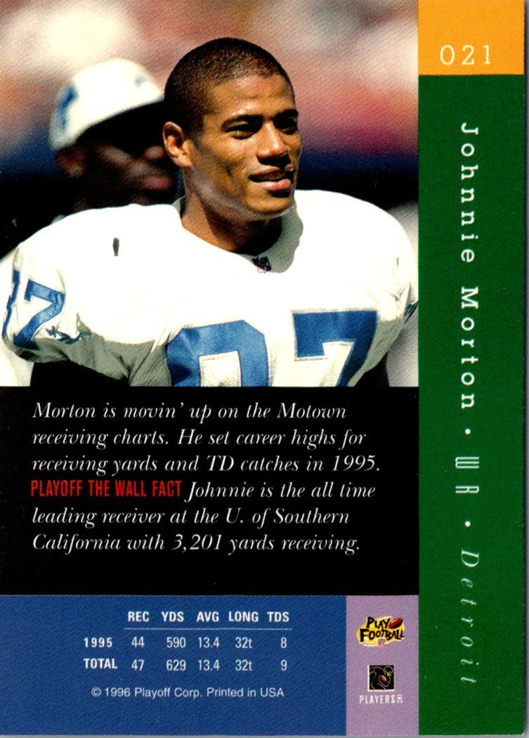 1996 Playoff Absolute Johnnie Morton