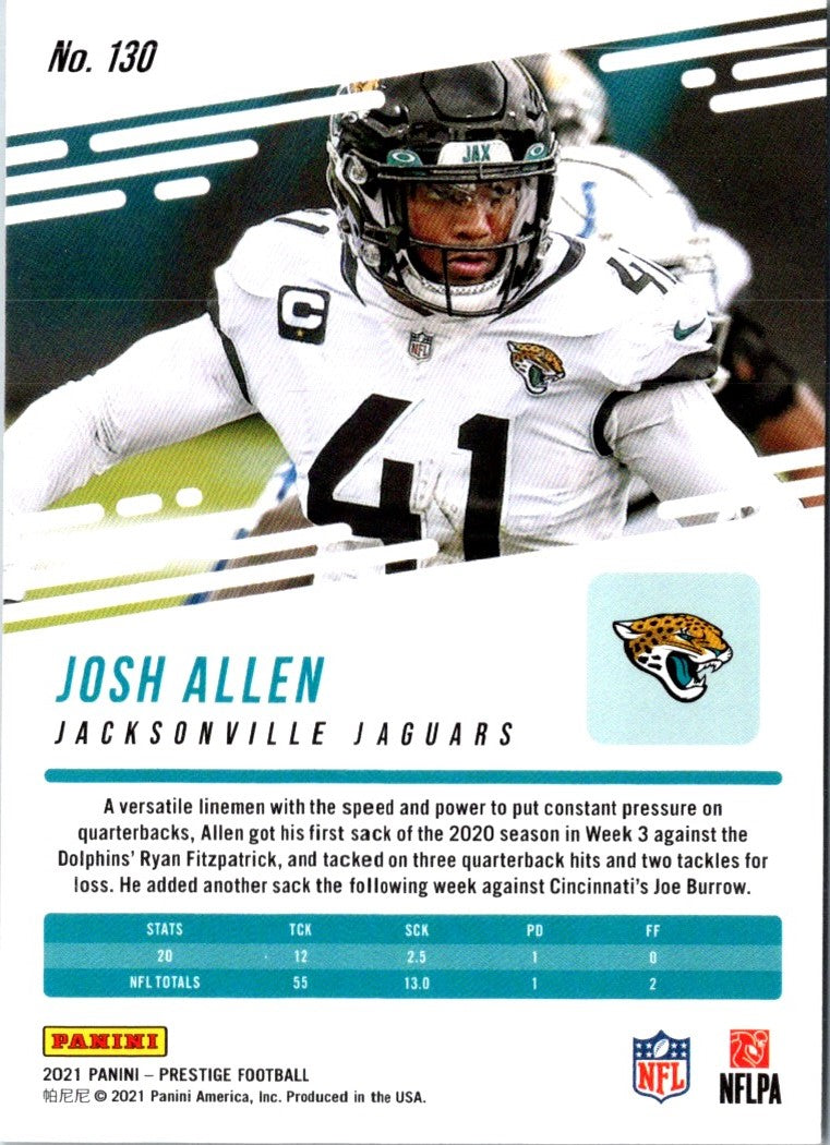 2021 Panini Prestige Josh Allen