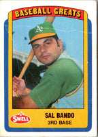 1990 Swell Baseball Greats Sal Bando #7
