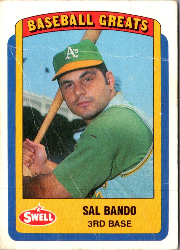 1990 Swell Baseball Greats Sal Bando #7