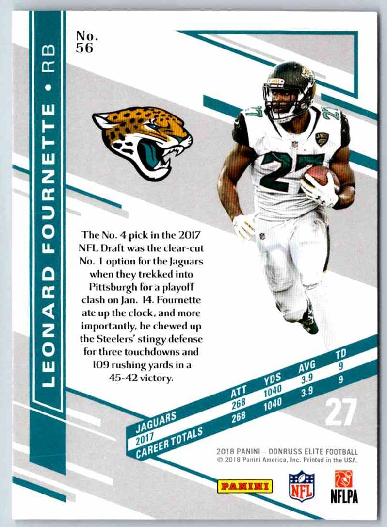 2018 Donruss Elite Leonard Fournette