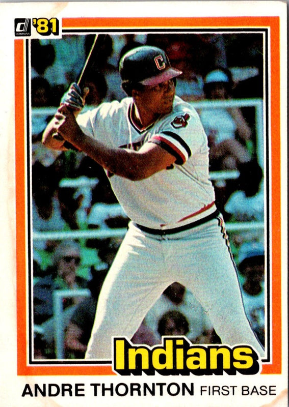 1981 Donruss Andre Thornton #198