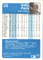 1984 Fleer Kelly Paris #476 Rookie