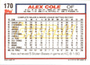 1992 Topps Alex Cole