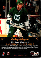 1991 Pro Set Platinum Zarley Zalapski #47