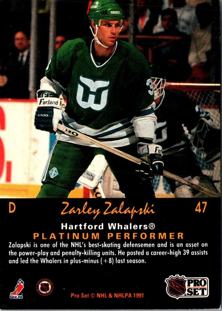 1991 Pro Set Platinum Zarley Zalapski