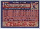 1984 Topps John Castino