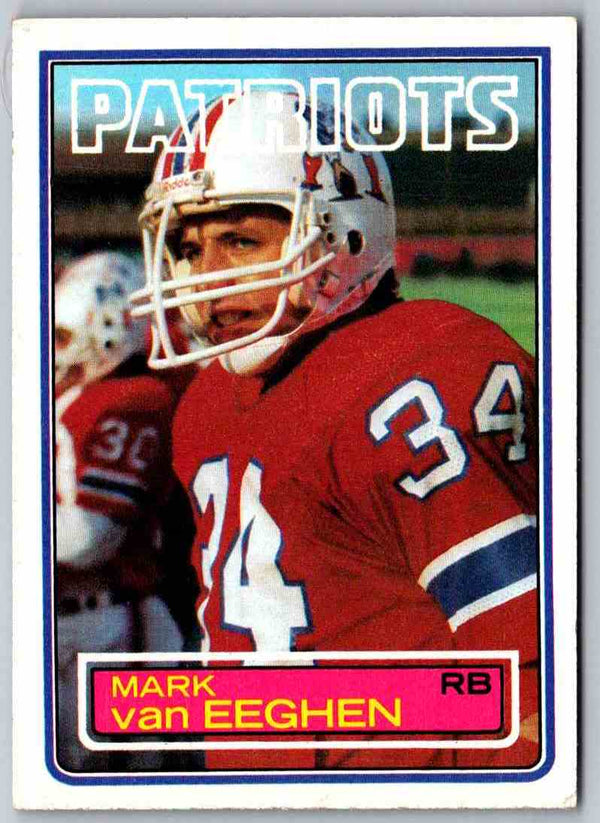 1983 Topps Mark Van Eeghen #337