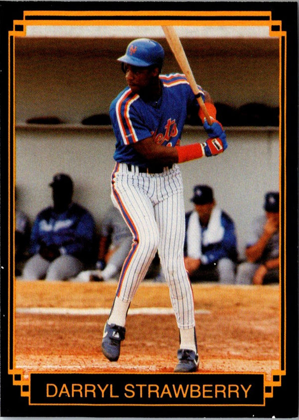 1988 Final Series Black Border (unlicensed) Darryl Strawberry #4