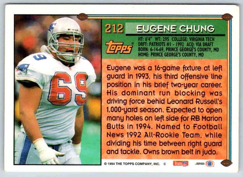 1994 Topps Eugene Chung