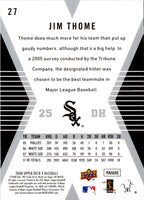 2008 Upper Deck X Jim Thome #27