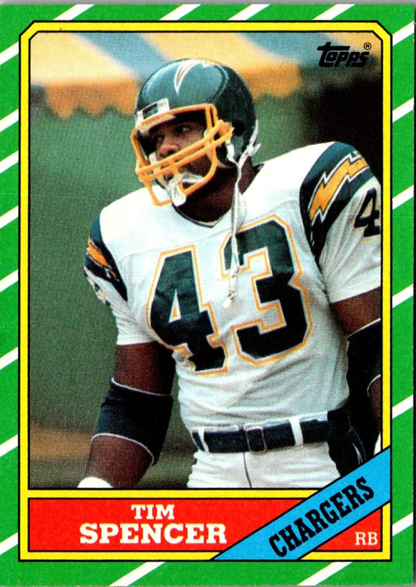 1986 Topps Tim Spencer #234 Rookie EX-MT