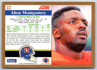 1991 Score Alton Montgomery #22