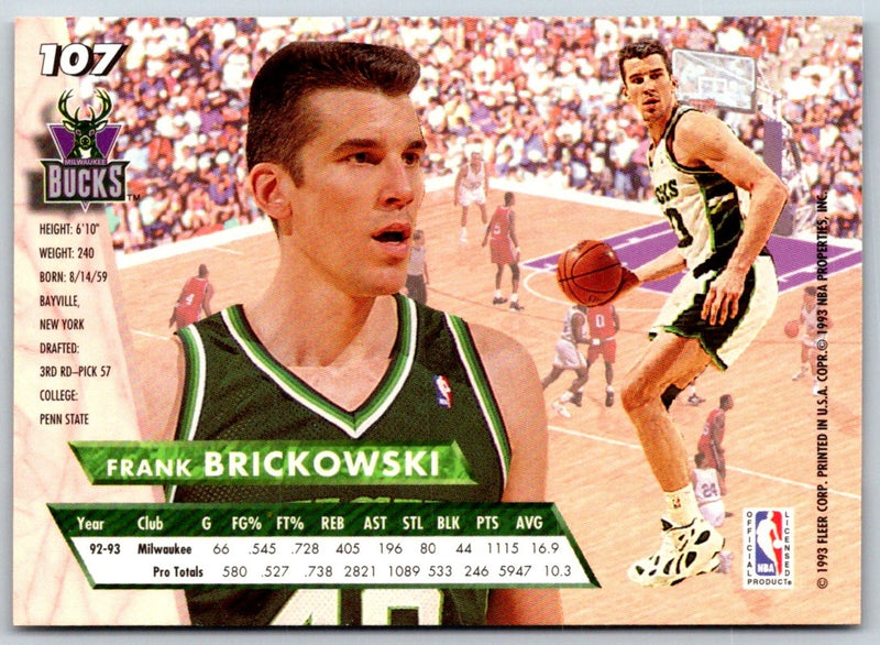 1993 Ultra Frank Brickowski