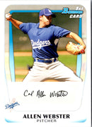 2011 Bowman Prospects Allen Webster