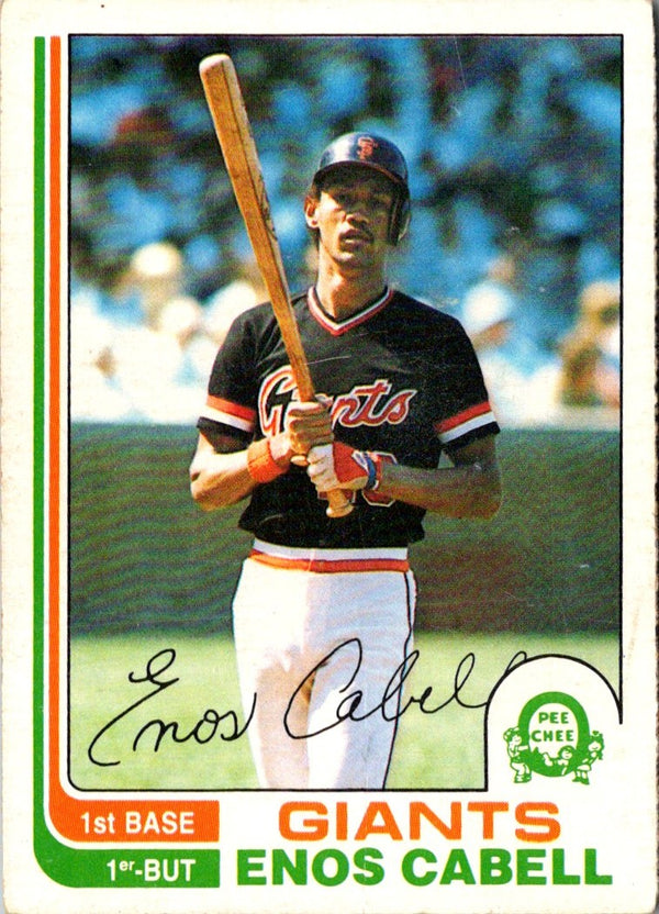 1982 O-Pee-Chee Enos Cabell #311