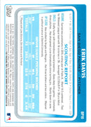 2011 Bowman Prospects Erik Davis