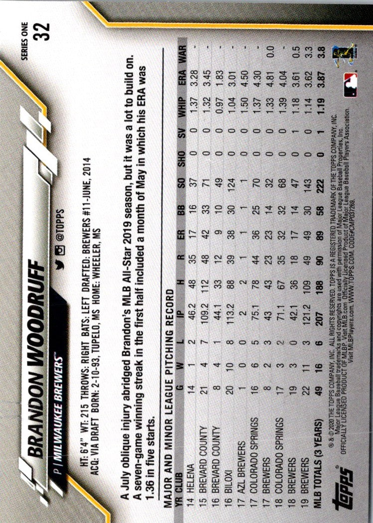 2020 Topps Brandon Woodruff