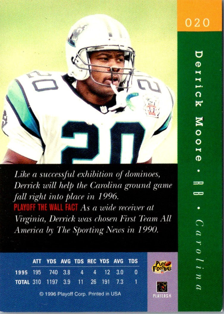 1996 Playoff Absolute Derrick Moore
