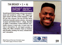 1991 Proset World League Tim Broady #59