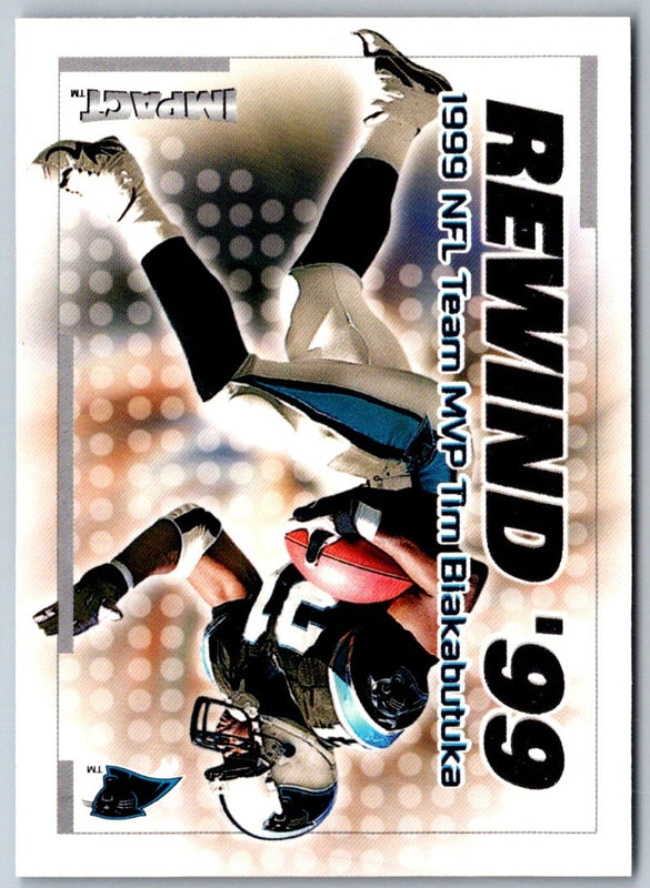 2000 Fleer E-X Tim Biakabutuka #73