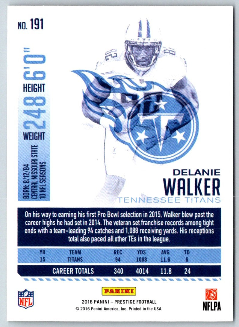 2016 Panini Prestige Delanie Walker