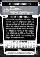 2008 Topps Tipoff Marcus Camby
