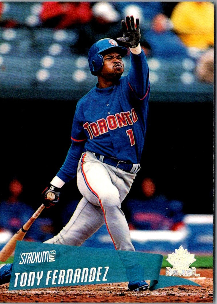 2000 Stadium Club Chrome Refractors Tony Fernandez