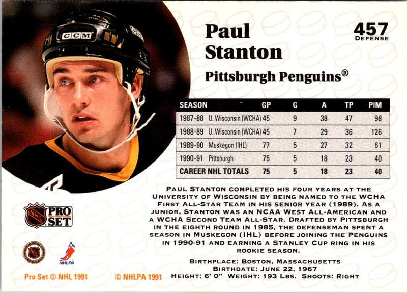 1991 Pro Set Paul Stanton
