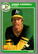 1985 Fleer Chris Codiroli
