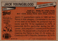 1981 Topps Jack Youngblood #205