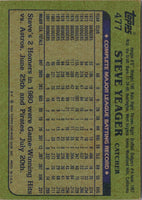 1982 Topps Steve Yeager #477