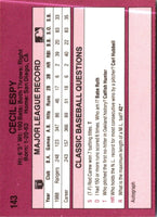 1989 Classic Travel Cecil Espy #143