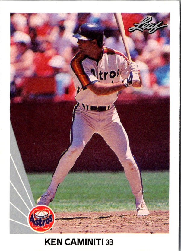 1990 Leaf Ken Caminiti #253