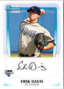 2011 Bowman Prospects Erik Davis