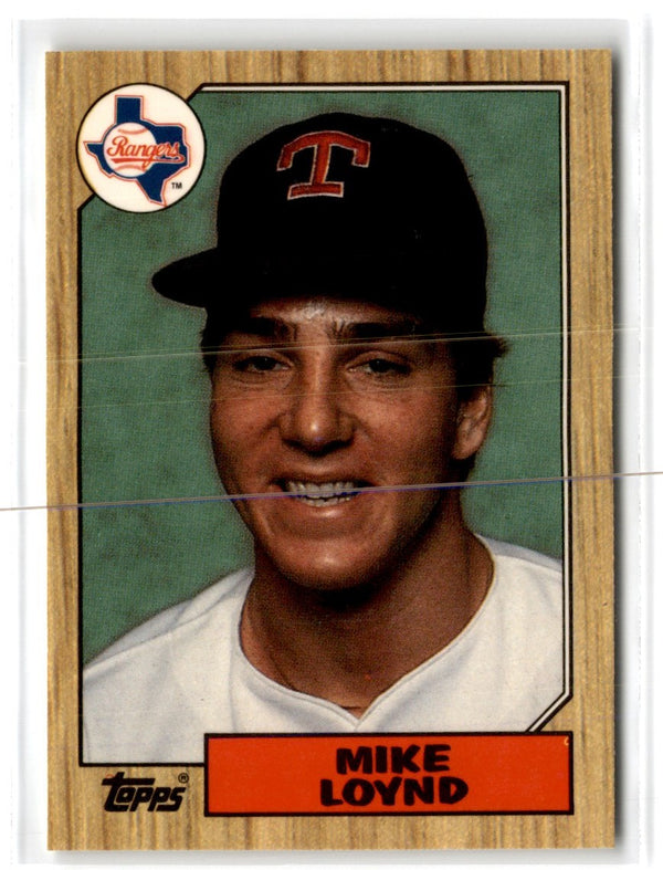 1987 Topps Tiffany Mike Loynd #126 Rookie