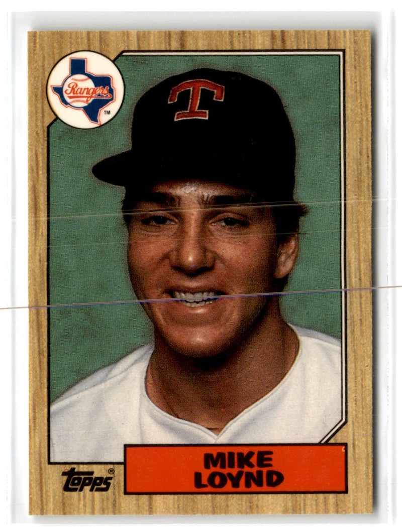 1987 Topps Tiffany Mike Loynd