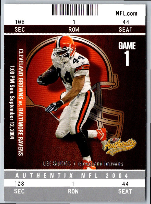 2004 Fleer Authentix Lee Suggs #32
