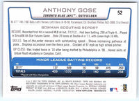 2012 Bowman Anthony Gose #52