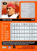 2001 Stadium Club Corey Dillon #16