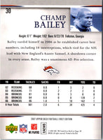 2007 Upper Deck First Edition Champ Bailey #30