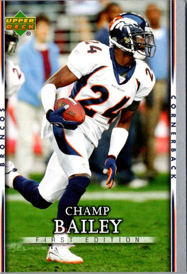 2007 Upper Deck First Edition Champ Bailey #30