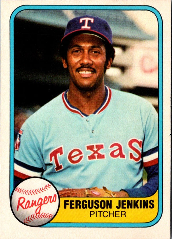 1981 Fleer Ferguson Jenkins #622