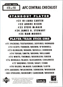 1995 Collector's Choice Update Stick-Ums Houston Oilers/Todd McNair/Jeff Lageman/Greg Lloyd