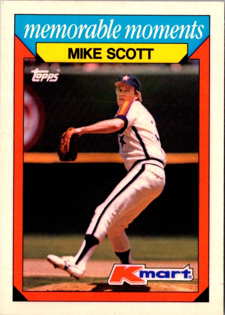 1988 Topps Kmart Memorable Moments Mike Scott