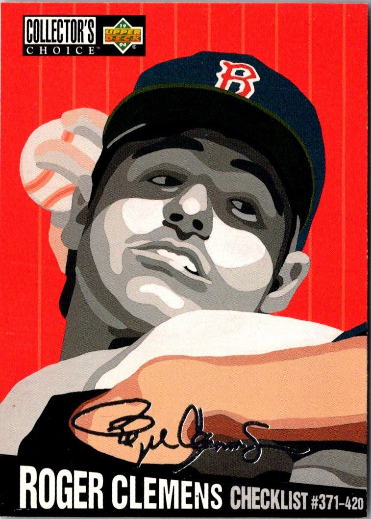 1994 Collector's Choice Roger Clemens