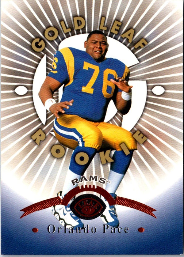 1997 Leaf Orlando Pace #180 Rookie